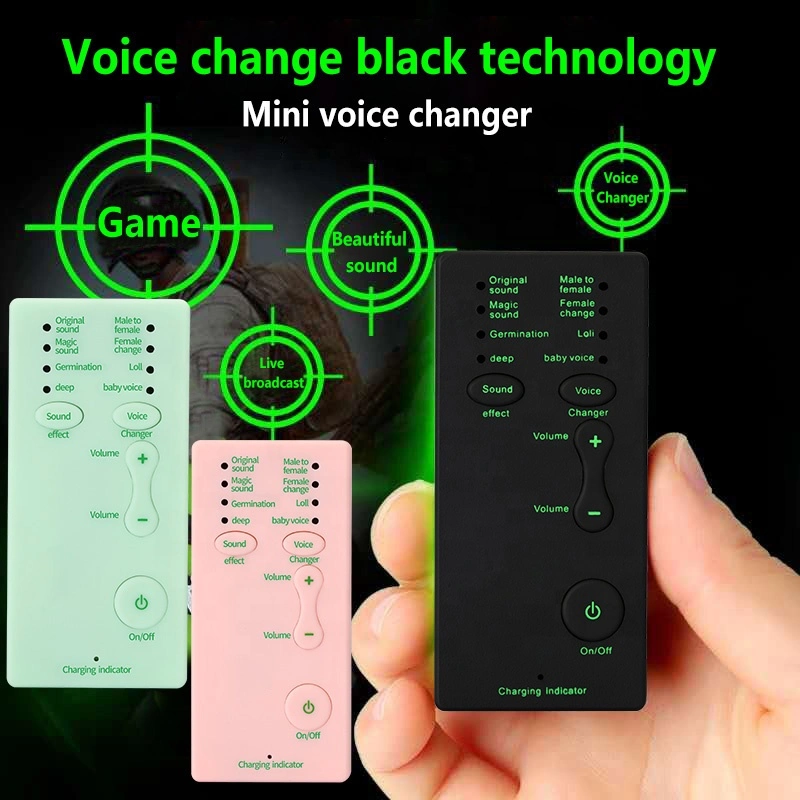 Mini Voice Soundcard Changer Computer Mobile Phone Game Soundcard