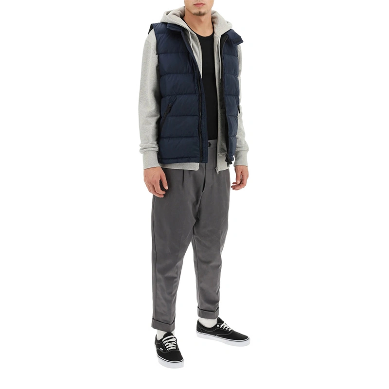 Puffy Vest with 9010 Goose Down Vest for Men Sport Winter Waistcoat