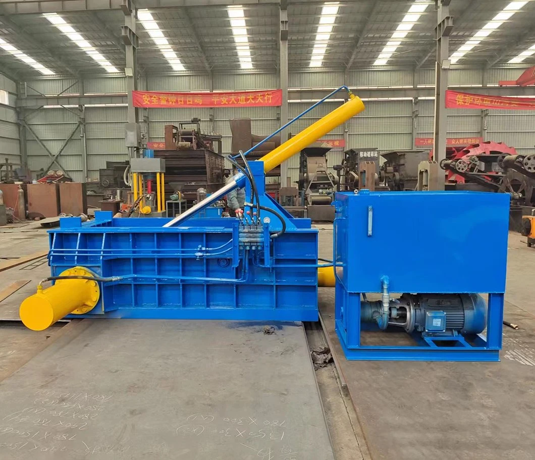 Small Hydraulic Scrap Metal Shear Baler Balling Press Machine