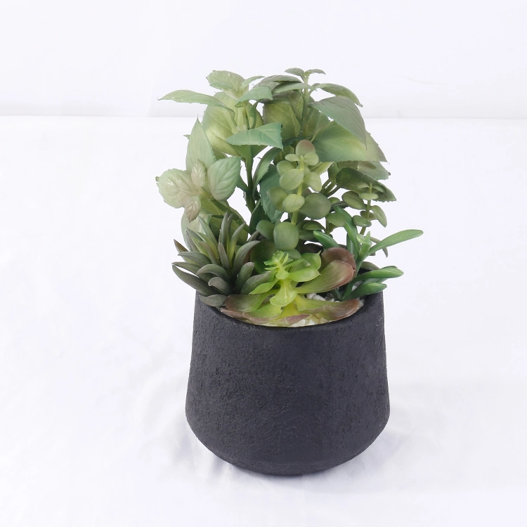 Mini plantas artificiales Faux Succulents decoración del hogar Korean Succulents