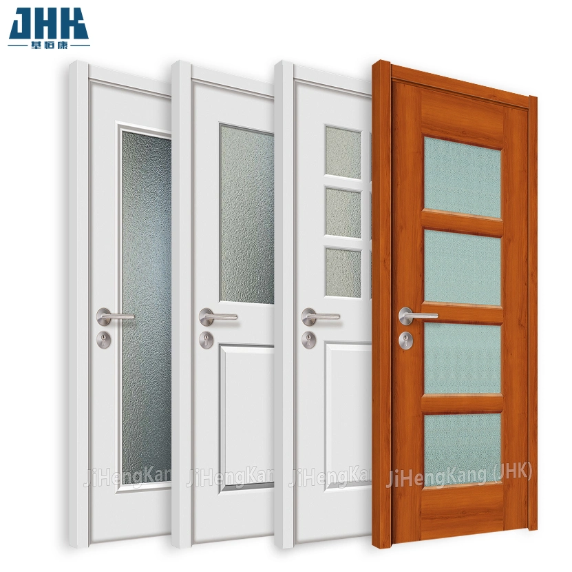 Hot Sale Jhk- FSC Certificate Veneer Shaker Solid Wooden Interior Door