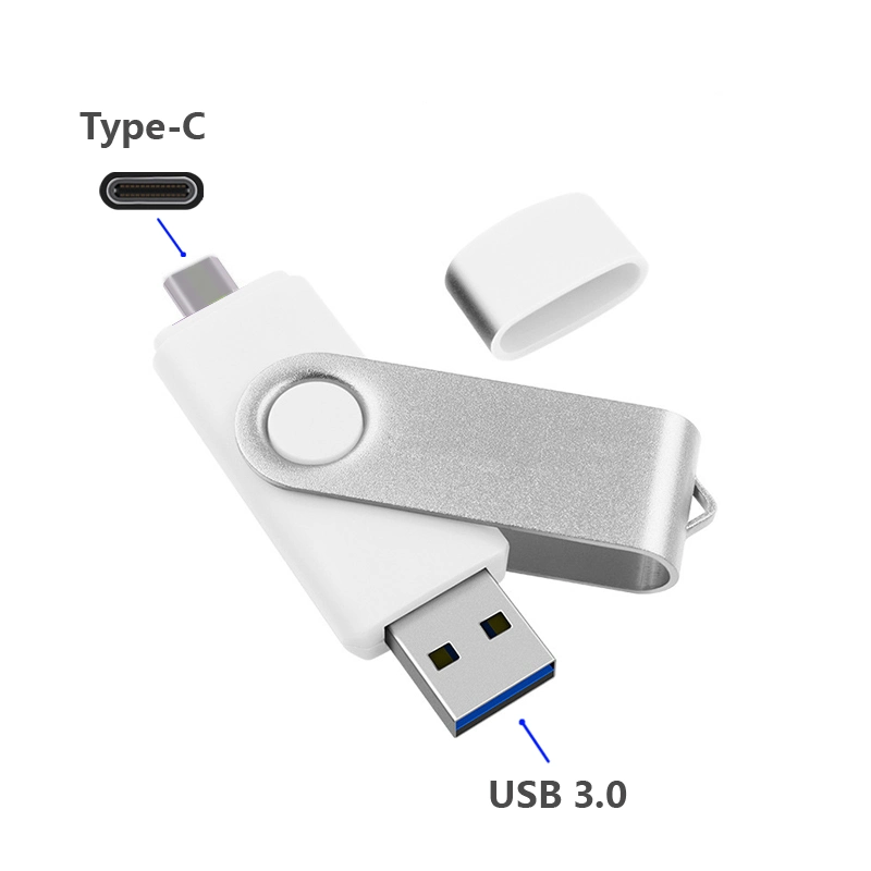 OTG Pen Drive 2 dans 1 lecteur Flash USB 2.0 3.0 Commerce de gros Memory Stick™ de type C