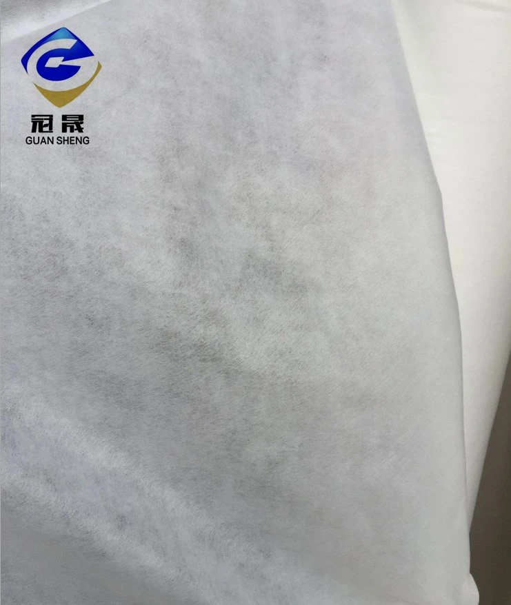 China Manufacture Best-Sell Disposable White Color Soft Bed Sheet 50% Polyester 50% Rayon Spunlace Non Woven Textile Fabric