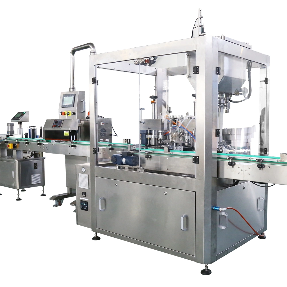 Complete Automatic Cosmetics Mixing and Filling Line