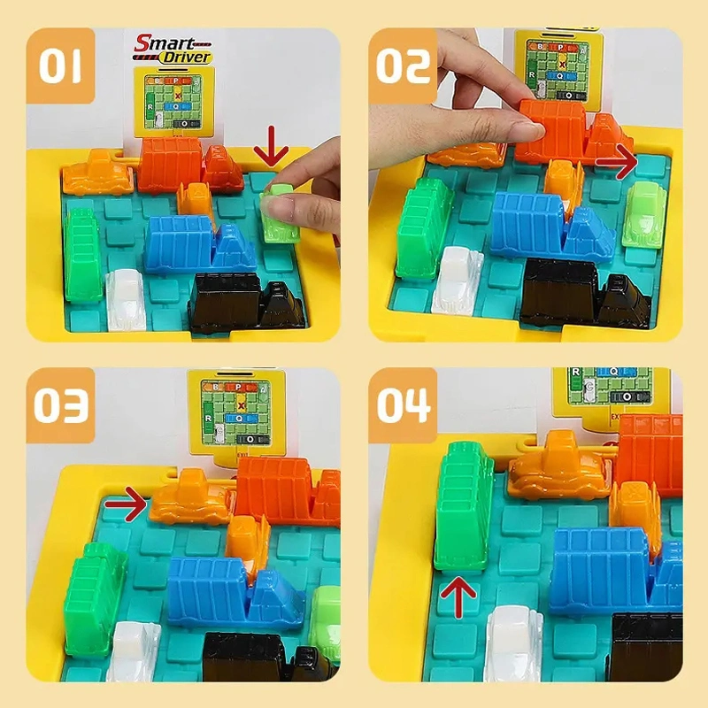 120 Challenges Imaginative Spatial Intelligence Smart Card Board Game Intellectual Creatively Children Toys Educational Toy Driver Game