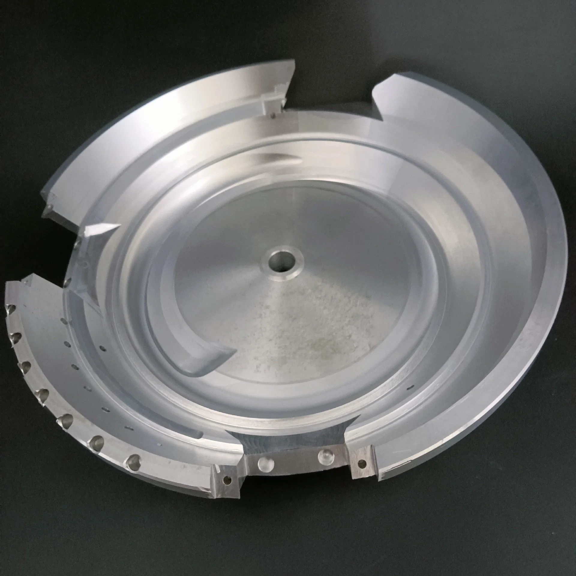 Customized CNC Machining Disc 5 Axis CNC Machining Aluminum Alloy Vibrating Disc China