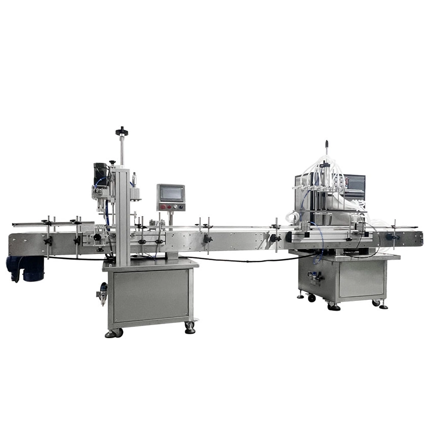 Dovoll Automatic Round Bottle Labeling Capping Coding Filling Machine