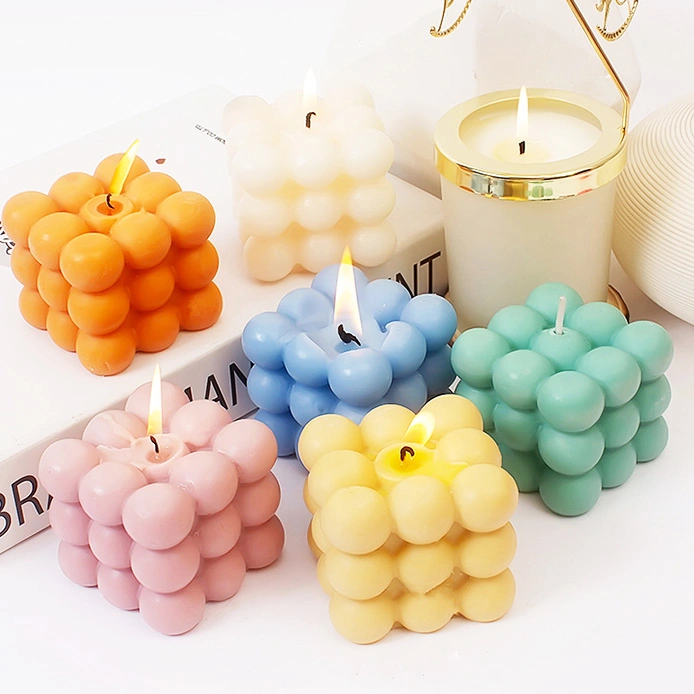 Smokeless Soybean Wax Colorful Home Decoration Lighting Aromatherapy Use Scented Candles in Crystal Glass Jar Wholesale/Supplier Luxury Natural Handmade Scented Candle