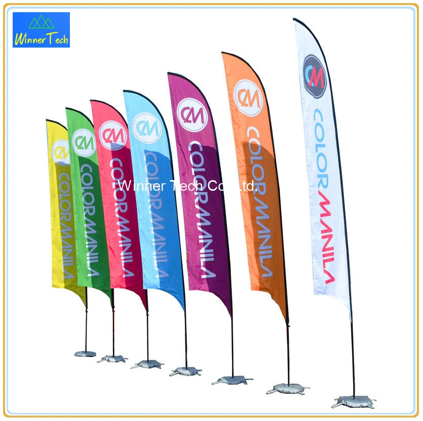 100% Polyester Custom Design Print Your Logo Banner Flag-W00102