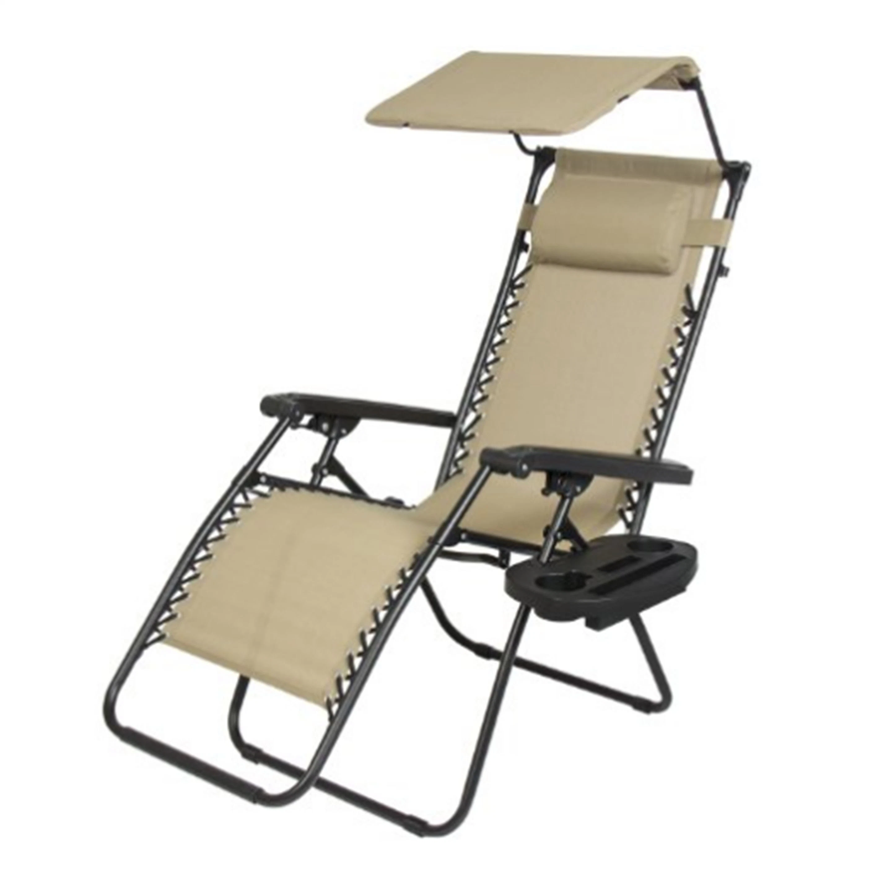 Customized Recliner Zero Gravity Chair Beach Cheap Metal Folding Chairs Wholesale Folding Camping Chair Set with Cushion