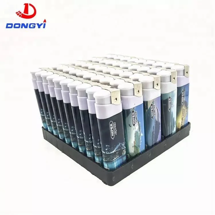 Dongyi Lighter Factory Plastic Electronic Lighter Cigarette Kitchen Lighter Custom Lighter Rechargeable Candle Lighter Gas Akmak