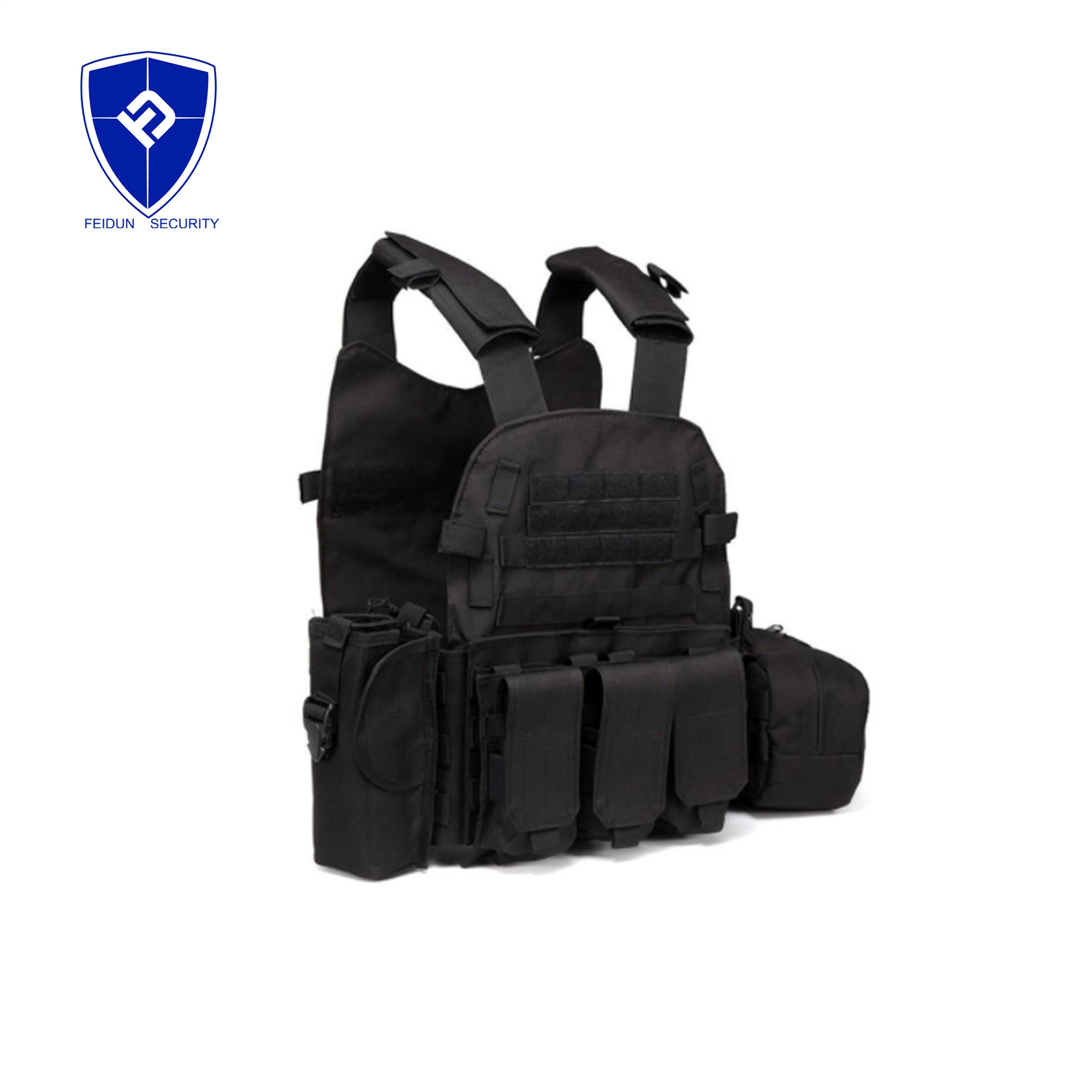 Good Quality 900d Polyester Gilet Tactique Accessory Pouches Vest Plate Carrier Tactical Vest