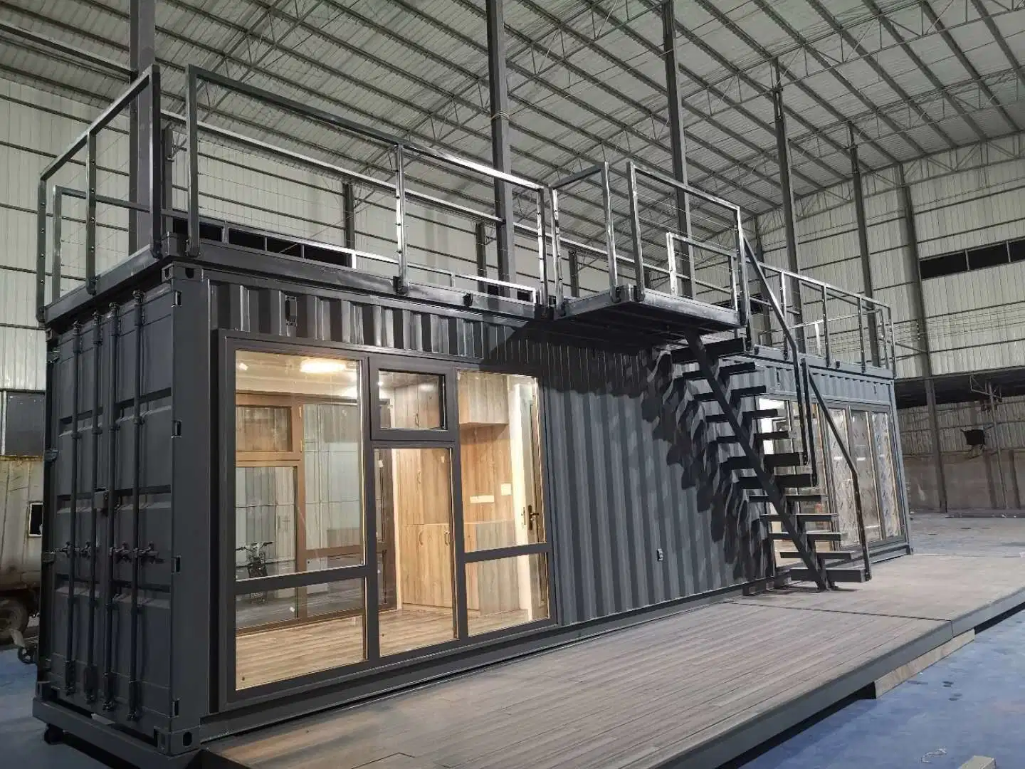 40FT Luxury Modular Prefab Steel Modern Portable Luxury Prefabricated Villa Container House Building