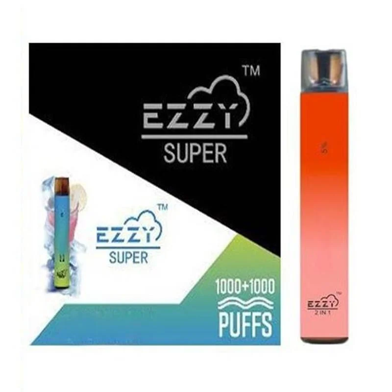 2021 Vape desechables Popular vaporizador Ezzy 2 en 1 cigarrillos electrónicos