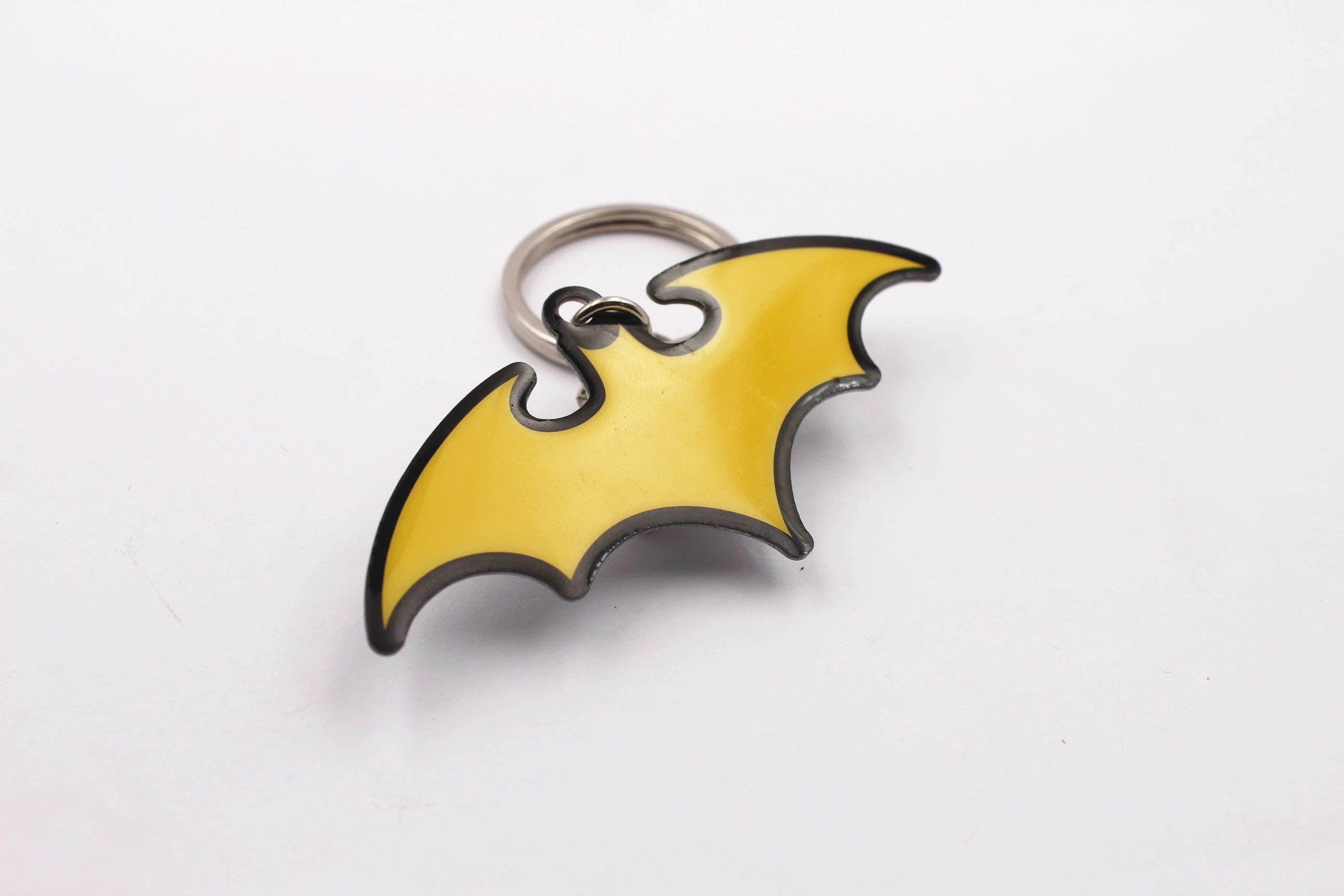 Cheap Cartoon Bat Animal Keyring Epoxy Coated