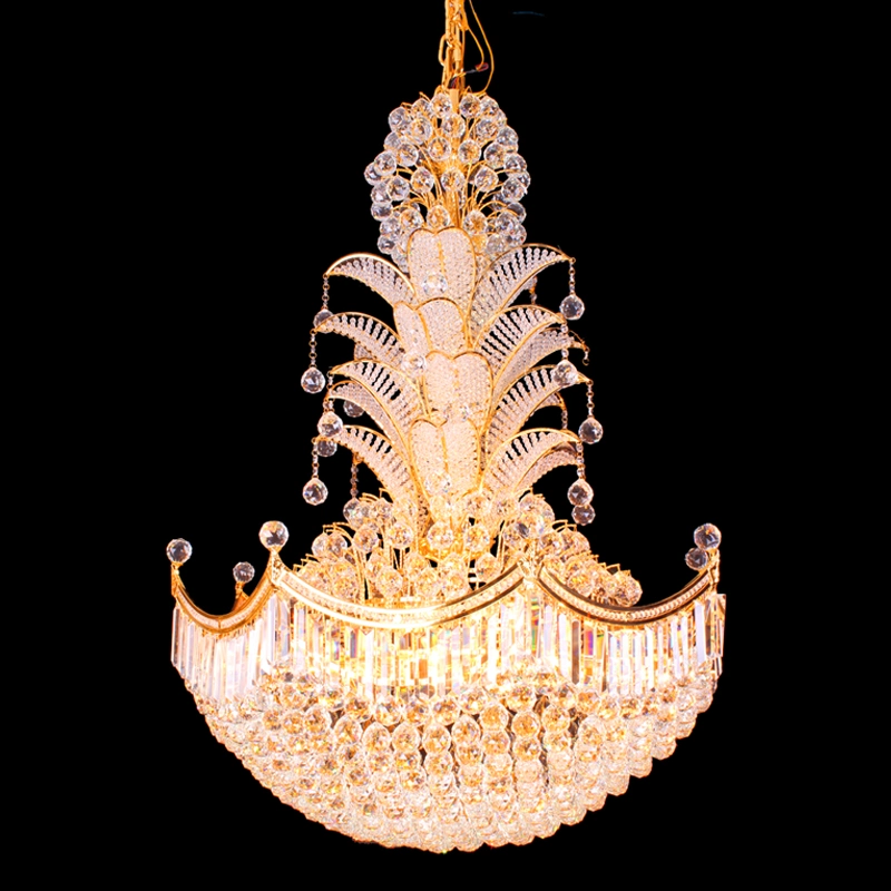 Hot Selling Luxury Decorative Fixtures Restaurant Palace Hotel Crystal Chandelier Lighting