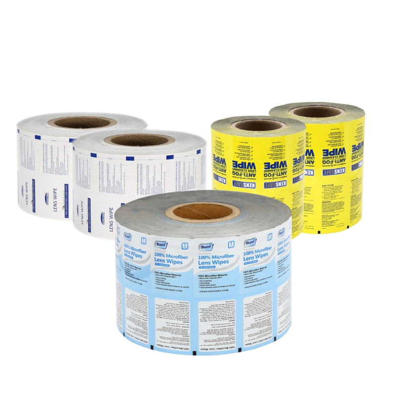 Lenses Wipe Paper Packaging Film Aluminum Foil Roll