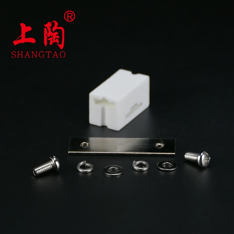 Custom High Tension Ceramic Post Insulators Making Raw Materials Ceramic Block Aircraft Shape