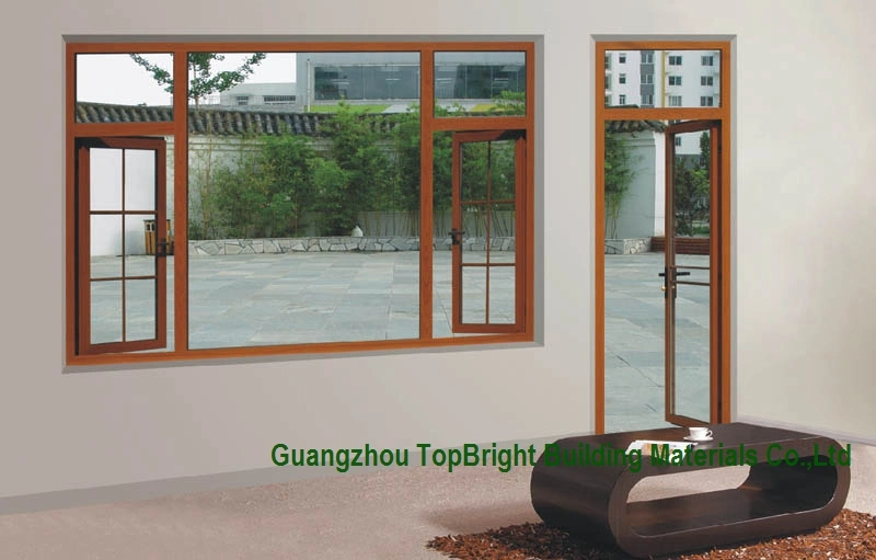 High quality/High cost performance  White Aluminum Profile Casement Hinged Window