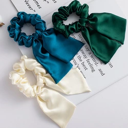 Hair Scrunchies Women Bowknot Kids Hair Accessories Scrunchies Bow