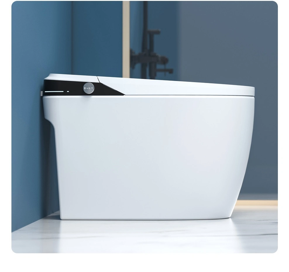 Buse monobloc nettoyage automatique toilettes stérilisation céramique automatique Toilettes Elongated Smart Intelligent WC