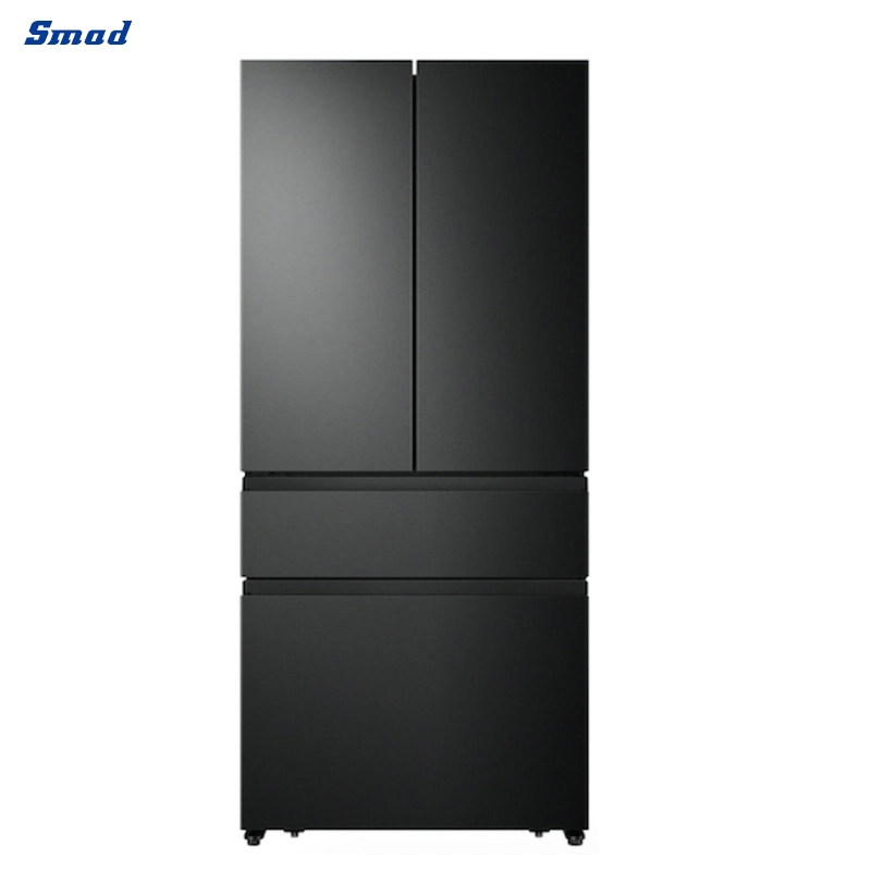 Smad 22.5 Cu. FT 632L Large Capacity Big Chill Kitchen Appliance Drawers Water Dispenser No Frost French Double Door Bottom Freezer Refrigerator for Home Use