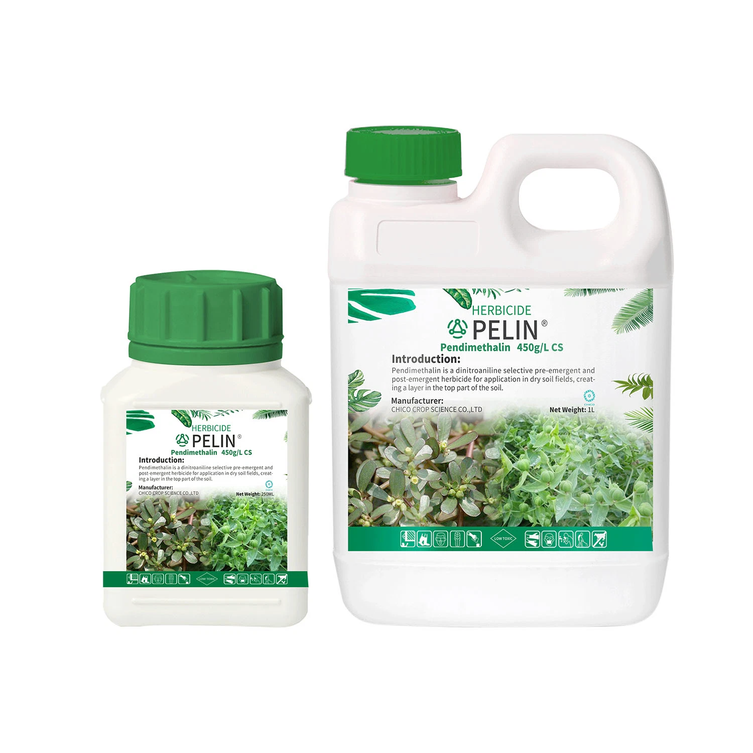 Pendimetalina 450g/L herbicida Weedicide CS un amplio espectro de productos del campo de repollo tomate