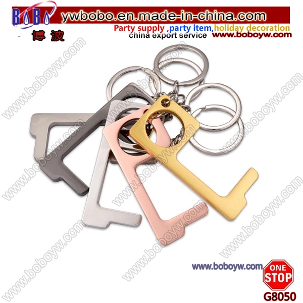 Hot Sale Brass EDC Anti-Contact Press Elevator Button No Touch Anti-Virus Bronze Door Opener Key Chain (G8051)