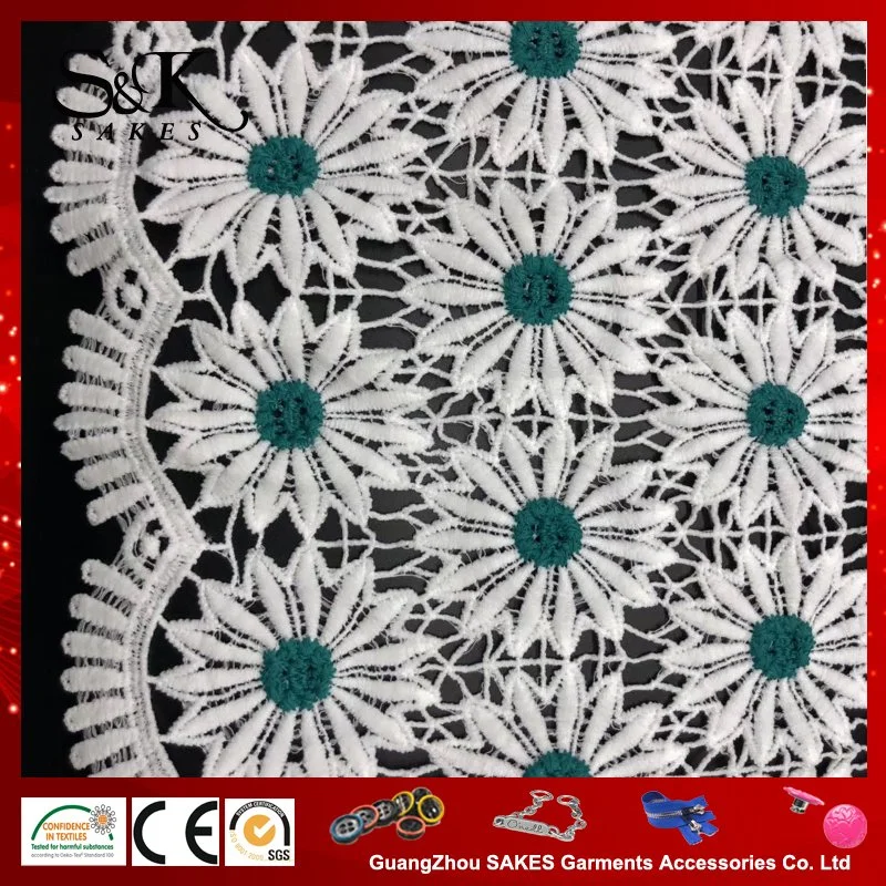 Various Color Fashion Design Milk Silk Fabric Lace for Lady Cloth