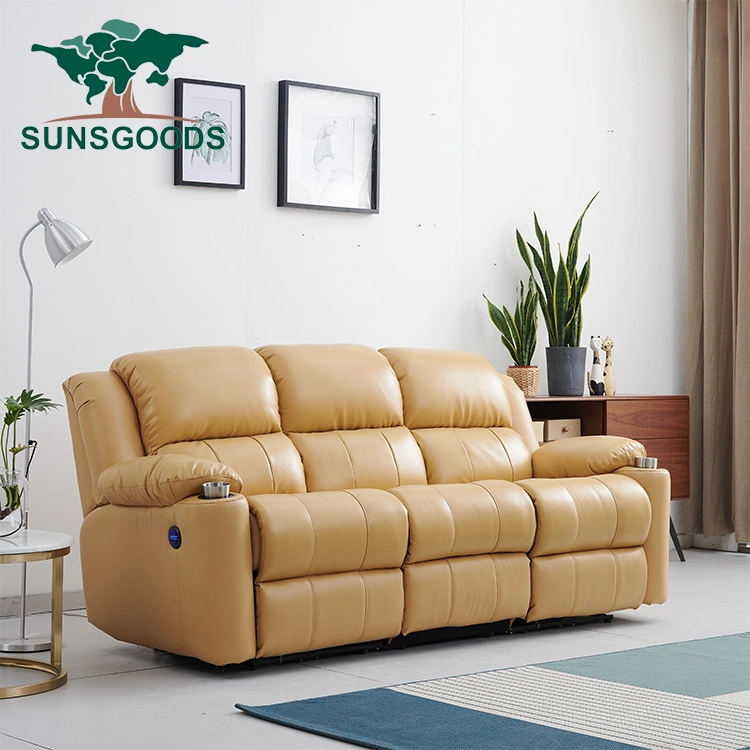 2021 New Design Chinese Мебель Ручная Recliner Жилая комната Мебель Кожаной диван