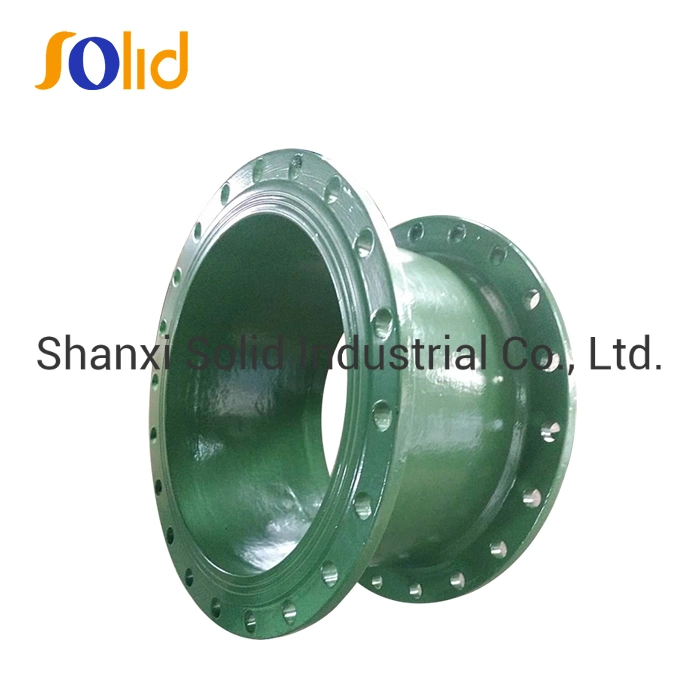 ISO2531/En545/En598 Ductile Iron Pipe Fitting with Epoxy Green Fbe Coating