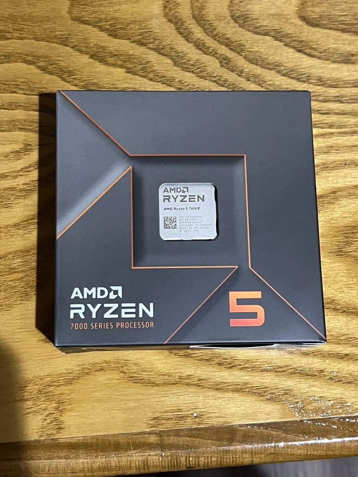 AMD Ryzen 5 7600X Desktop Processor Computer Parts Computer CPU Accessories