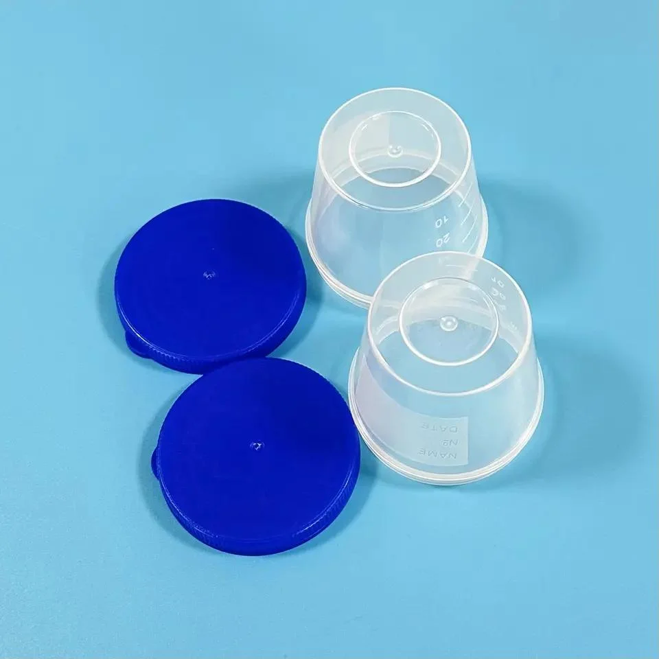 40ml Specimen Container Urinal Cup Disposable Sterile Specimen Cups with/Without Label Urine Container