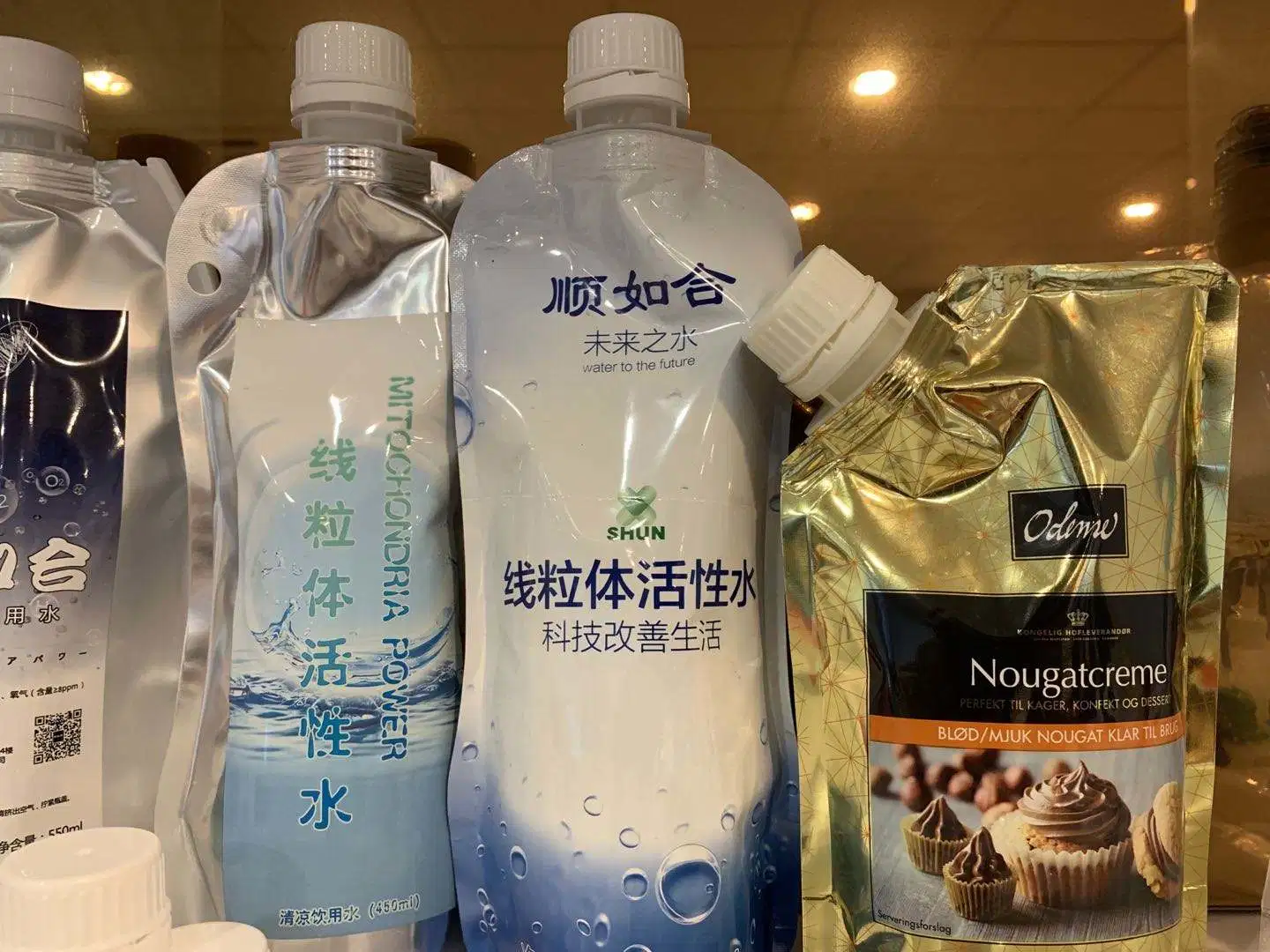 Reusable Clear Plastic Flask Bags Travel Beverage Alcohol Liquid Liquor Packaging Cruise Sneak Drink Spout Pouchpopular