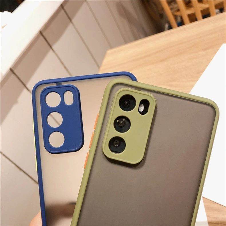 Camera Lens Protection Soft TPU Anti-Scratch Shock Absorption Phone Case for iPhone 13 Mini PRO Max Huawei Transparent Matte Phone Cover