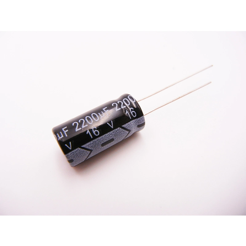 China Manufacture Capacitor Electrolytic Capacitor 16V 2200UF