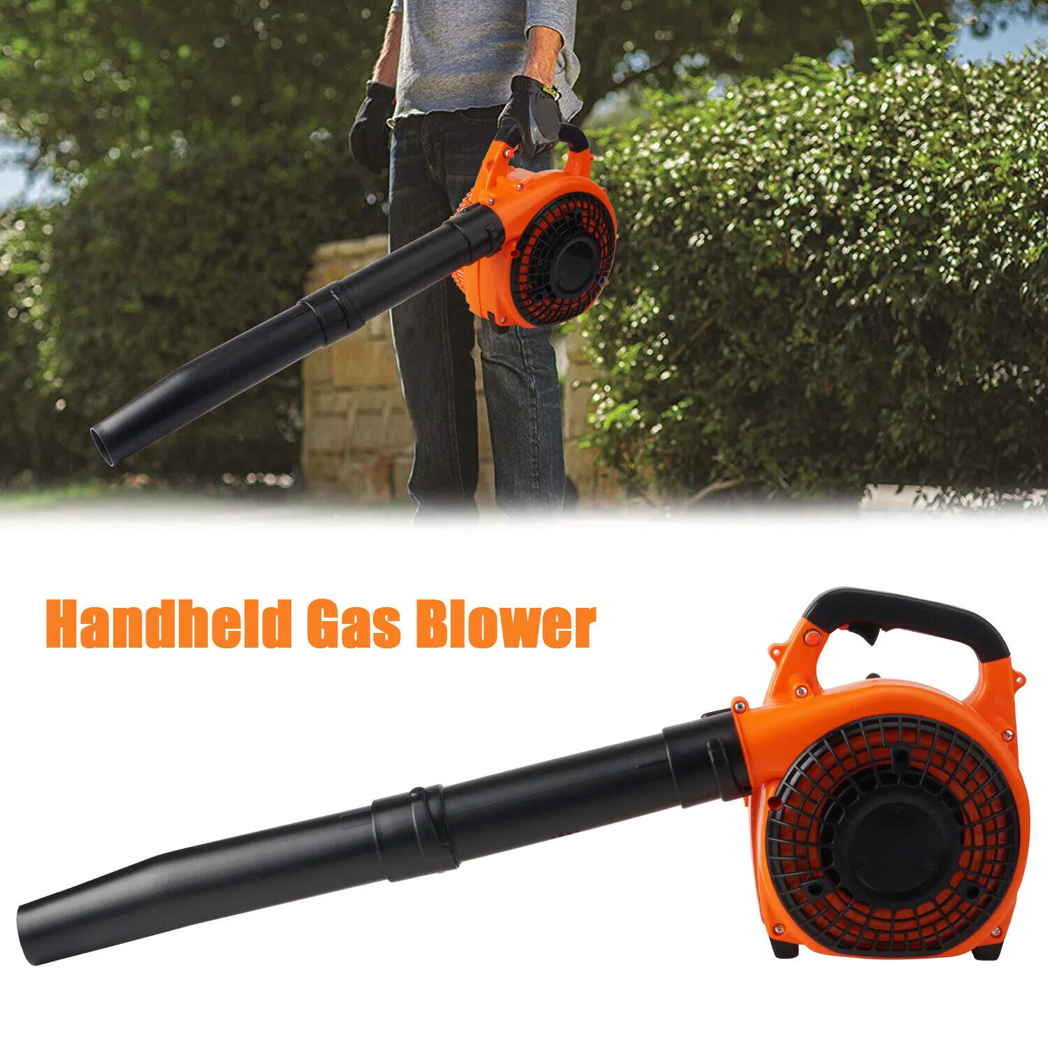 Lightweight 26cc Petrol Leaf Blower Vacuum Cordless 2 Stroke Engine Handheld