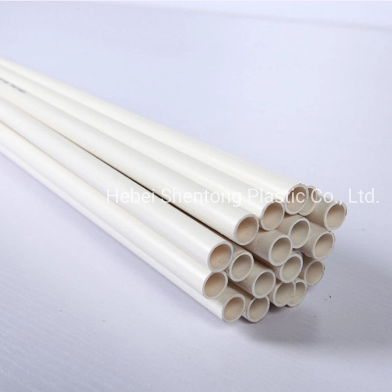 Nonmetallic Electrical V0 Fire Retardant PVC Tubing Conduit Pipe for Wiring Cable