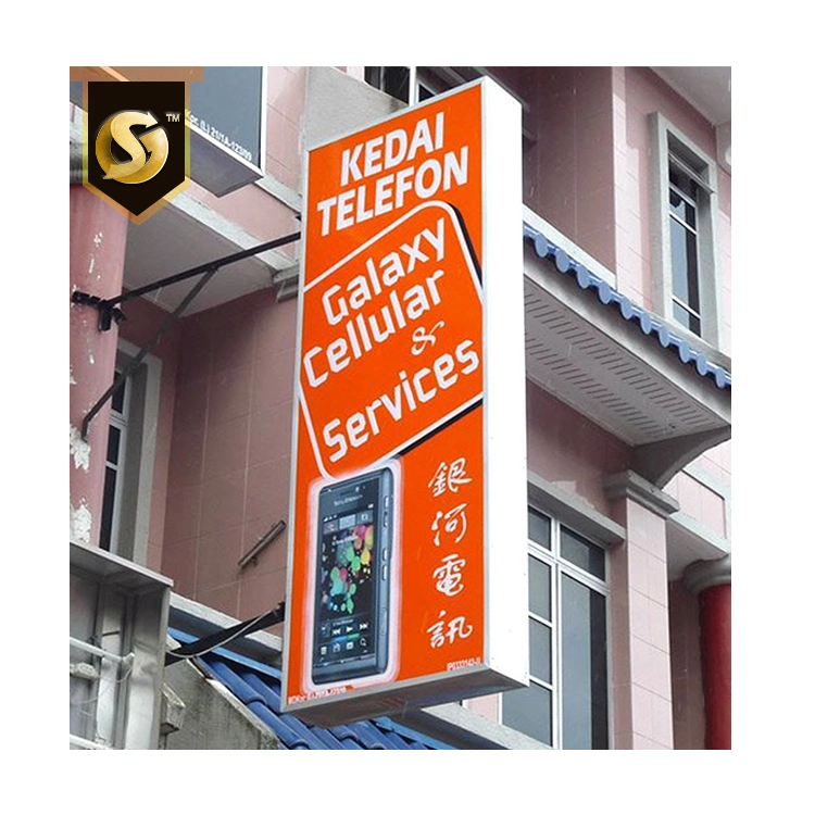 Outdoor Customized Metal Signage Frame Advertising Wayfinding Signage Board