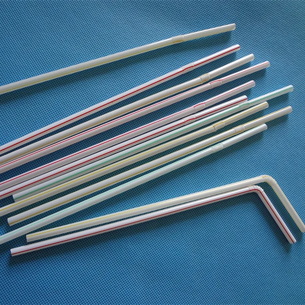 Eco Friendly Diposable Black Plastic PLA Straight and Flexible Drinking Straw for Tea and Coffee
