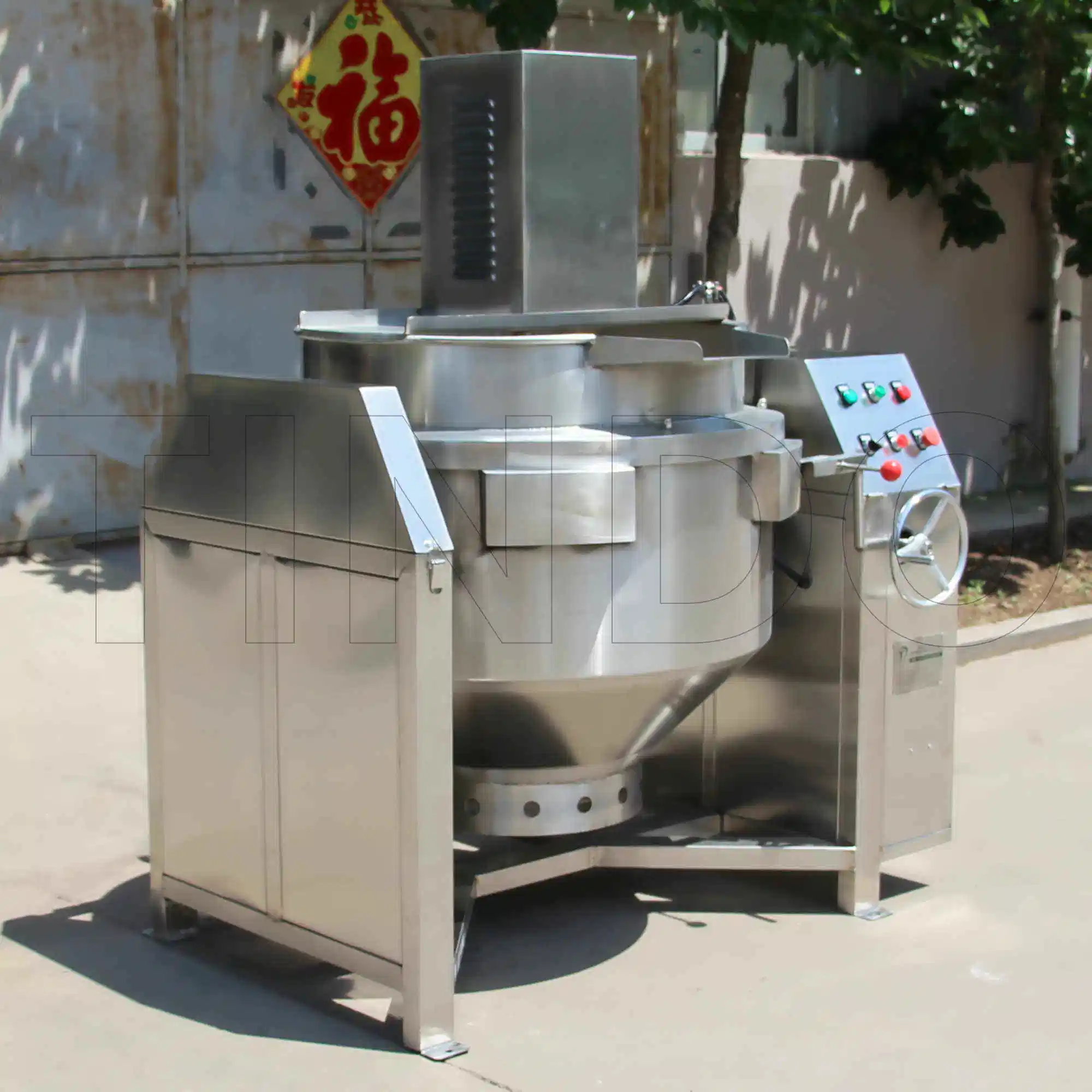 Hot Selling Cooking Pot for Jam Corn Paste Jacketed Kettle with Planetary Mixer Machinery