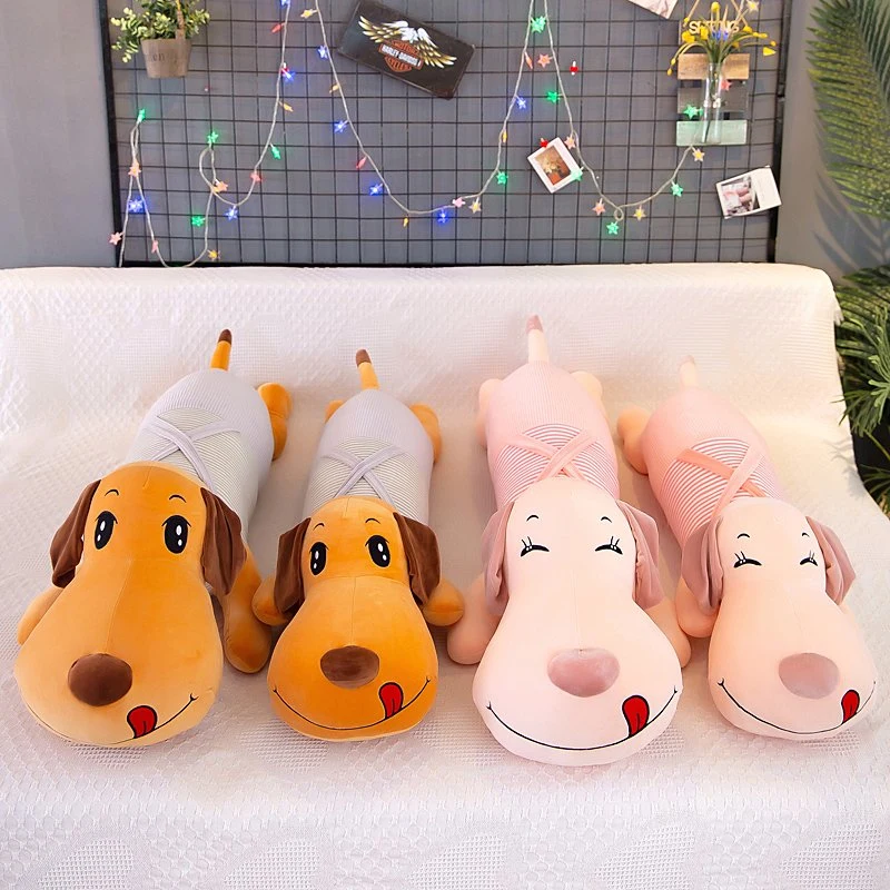 Plush Toy Wholesale/Supplierrs Carrying Dog Long Dog Pillow Soft and Comfortable Dog Pillow