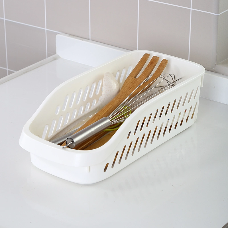 PP Kitchen Storage Organizer Container 3size Choice Portable Multi-Use Plastic Storage Basket