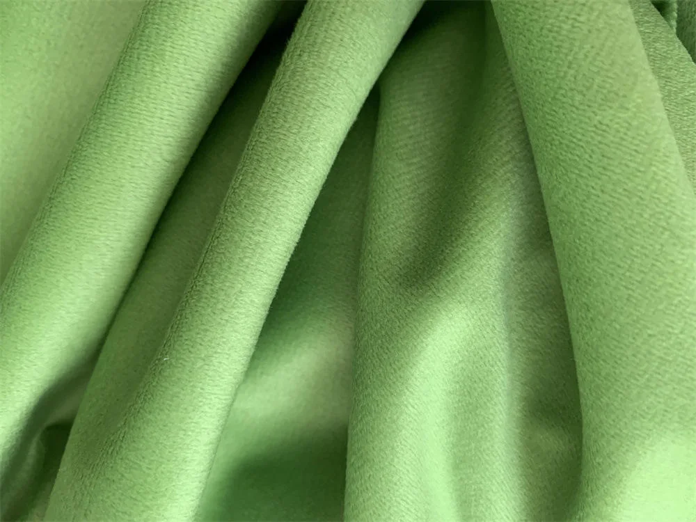 Neues Design Avocado Green Samt Tischtuch elastisch für Hochzeit Bankett Tischdecke Vintage Samt Stoff