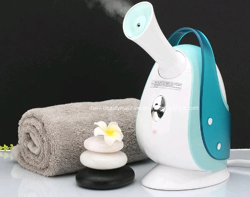 Vaporizador facial. Sauna facial con Nano Vapor de iones de platino. Se enfrentan a la atención. La quema de seco-equipo de la Belleza.