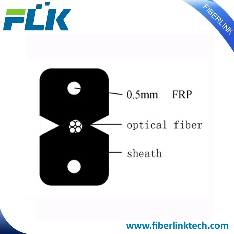 4 Cores/Fibers ABC Service FTTH Fiber Optical Drop Cable