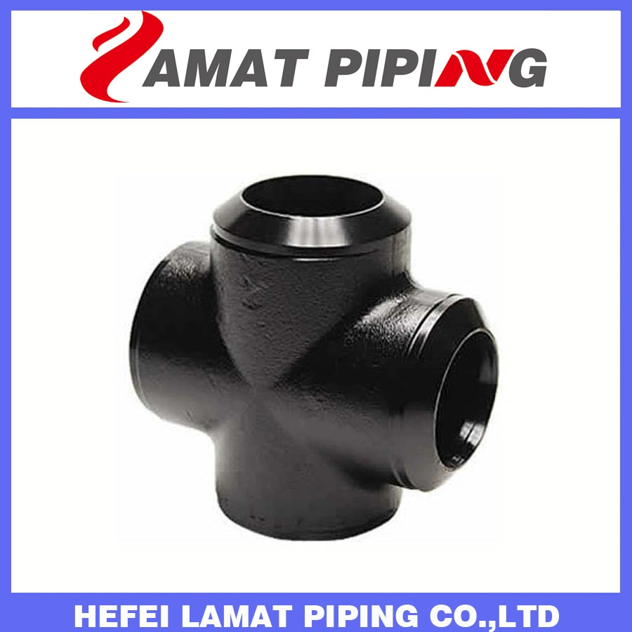 Carbon/Mild Steel A105 A234 Seamless Butt-Weld Pipe Fitting Cross