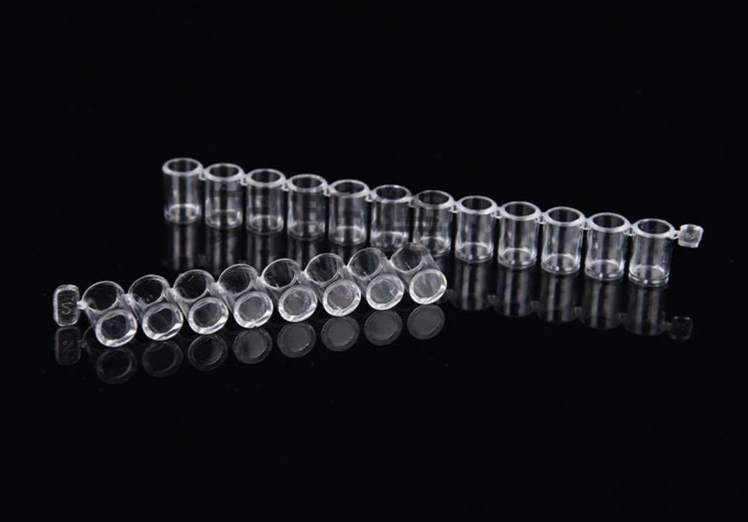 Lab Supplies 8 or 12-Well Strip Sterilized Detachable Flat Bottom Elisa Plate