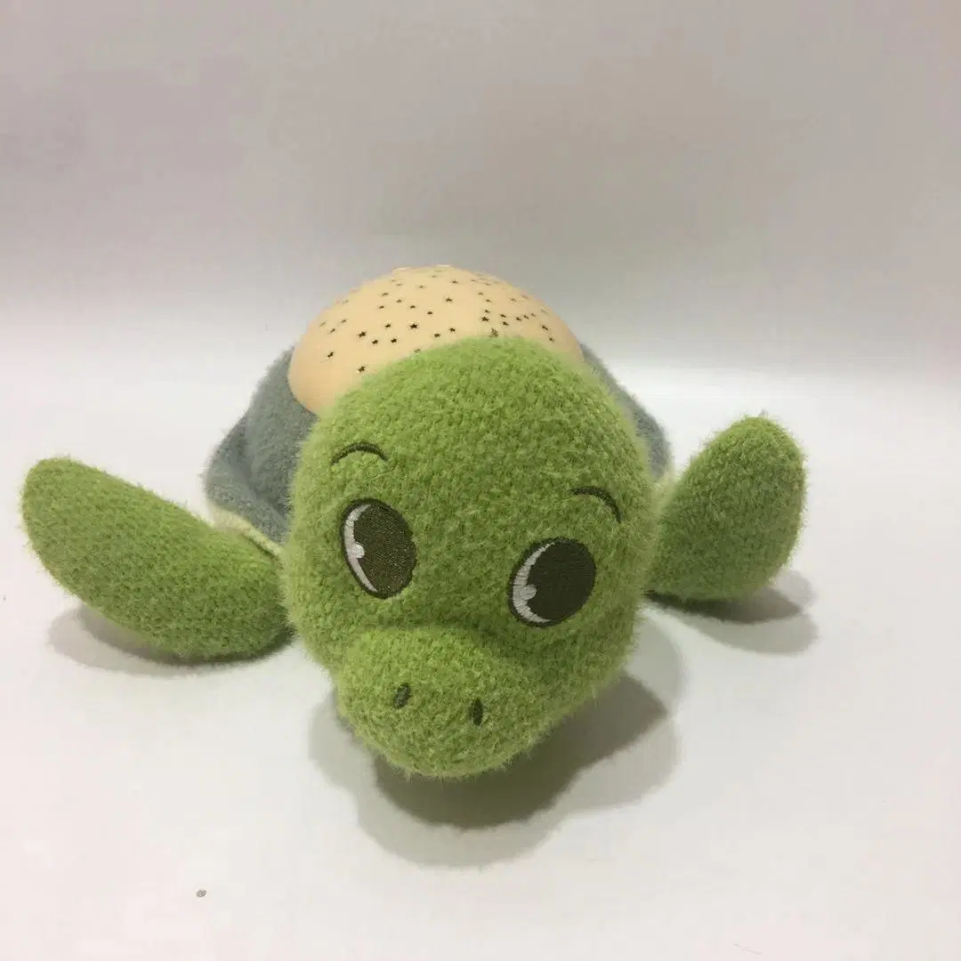 Nueva proyección de Juguetes de Tortugas de Plush al por mayor con niños de Juguetes de Música Regalo