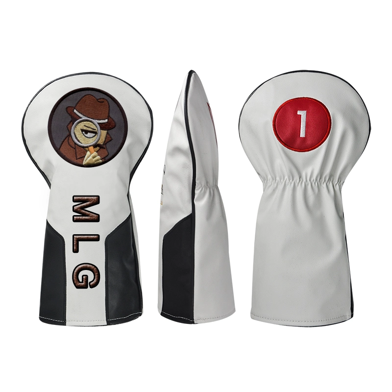 High quality/High cost performance PU Leather Printing Logo Driver Golf Club Covers